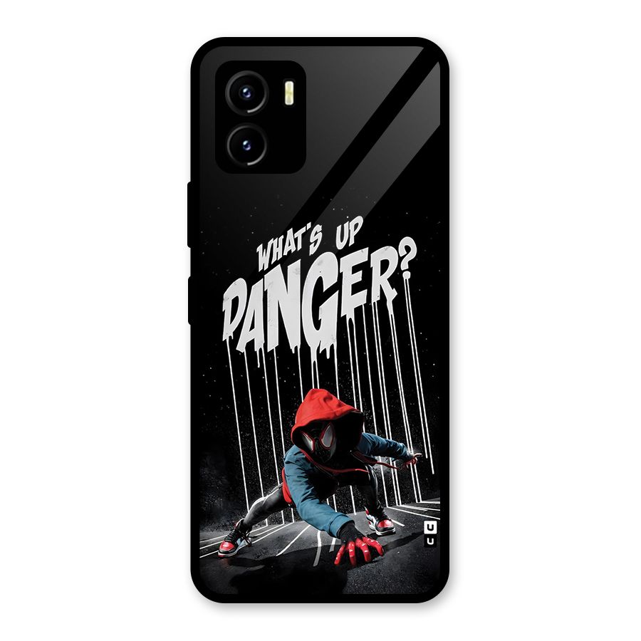 Danger Up Glass Back Case for Vivo Y15s