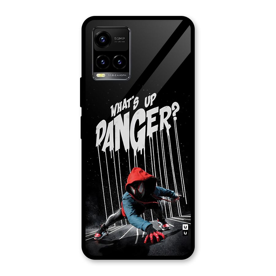 Danger Up Glass Back Case for Vivo Y21G