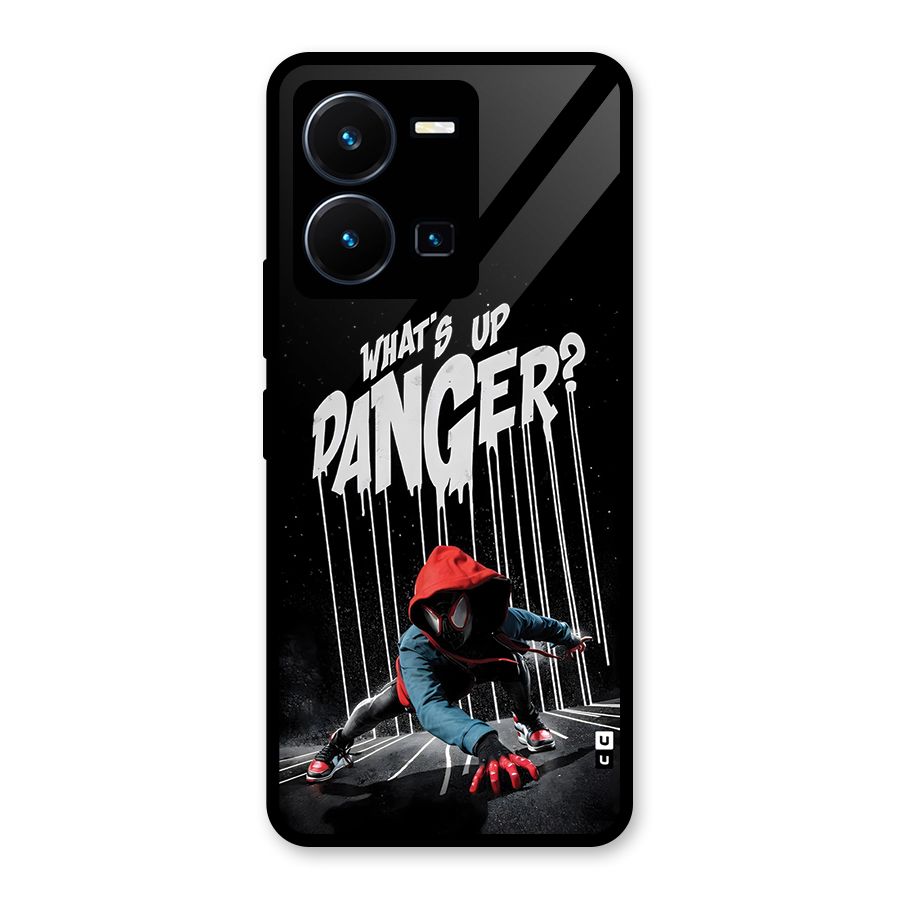 Danger Up Glass Back Case for Vivo Y35