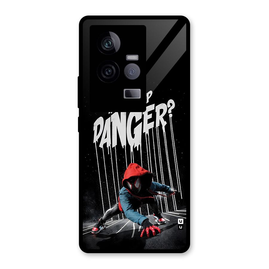Danger Up Glass Back Case for Vivo iQOO 11 5G