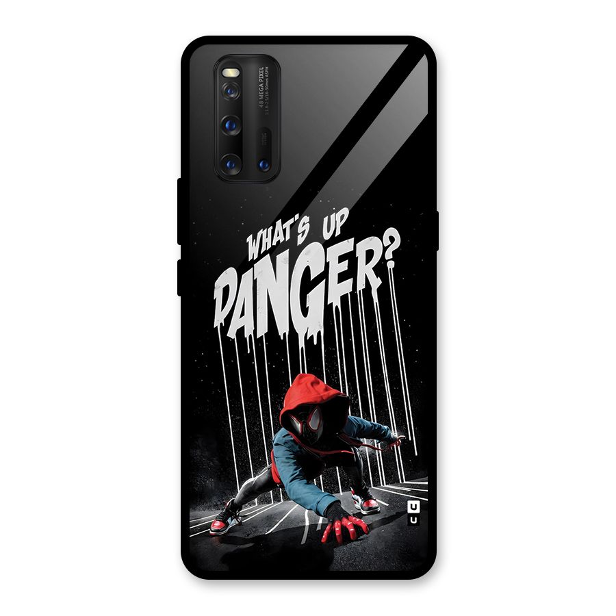 Danger Up Glass Back Case for Vivo iQOO 3