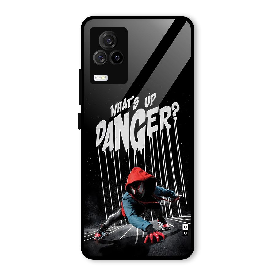 Danger Up Glass Back Case for Vivo iQOO 7 Legend 5G