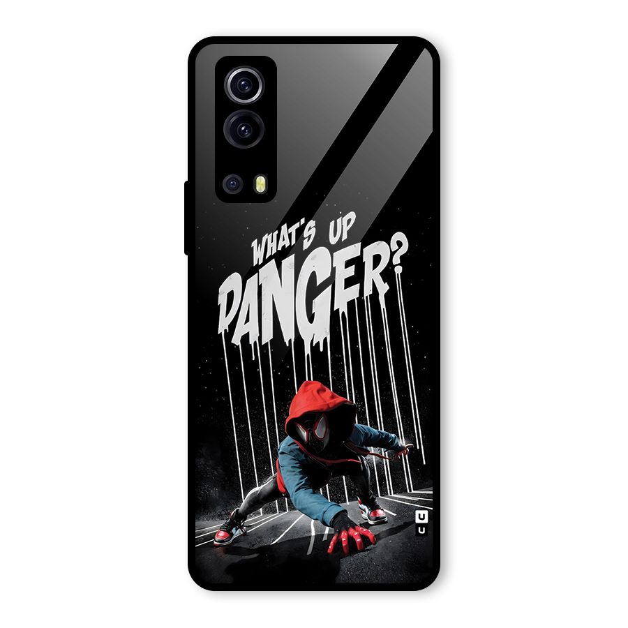 Danger Up Glass Back Case for Vivo iQOO Z3