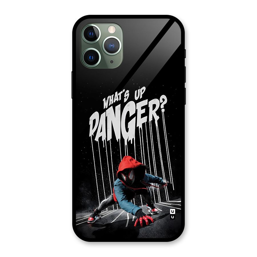 Danger Up Glass Back Case for iPhone 11 Pro