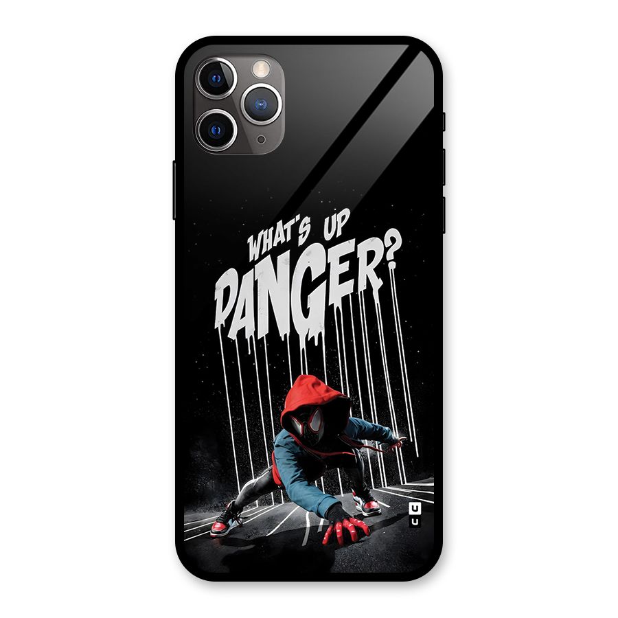 Danger Up Glass Back Case for iPhone 11 Pro Max