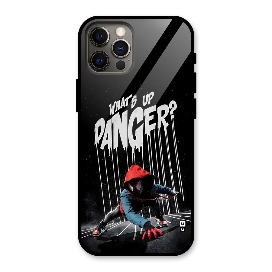 Danger Up Glass Back Case for iPhone 12 Pro