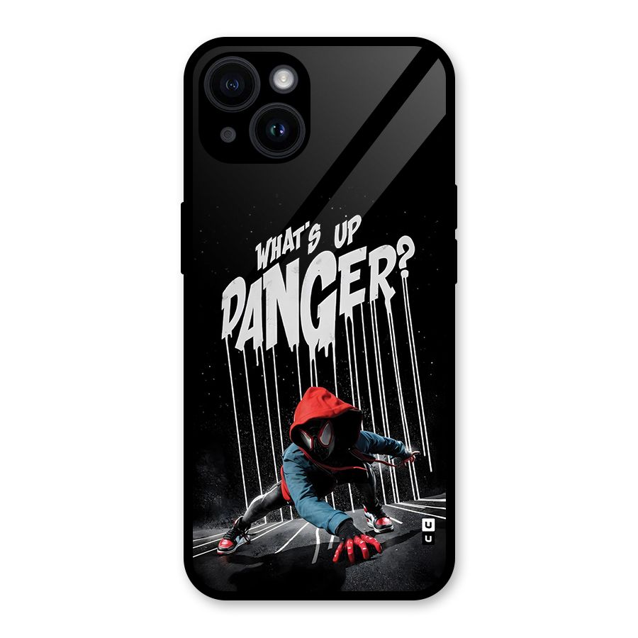 Danger Up Glass Back Case for iPhone 14