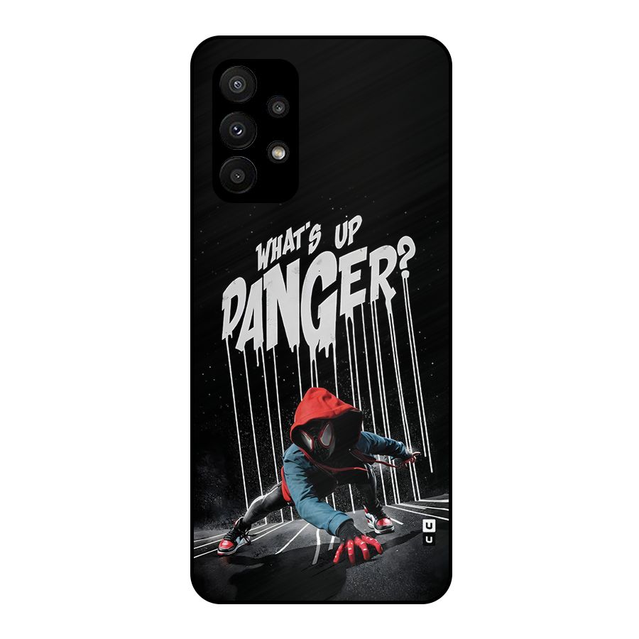 Danger Up Metal Back Case for Galaxy A23