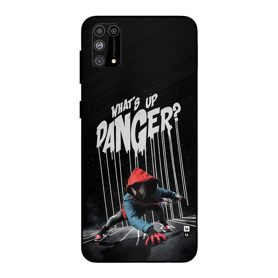 Danger Up Metal Back Case for Galaxy F41