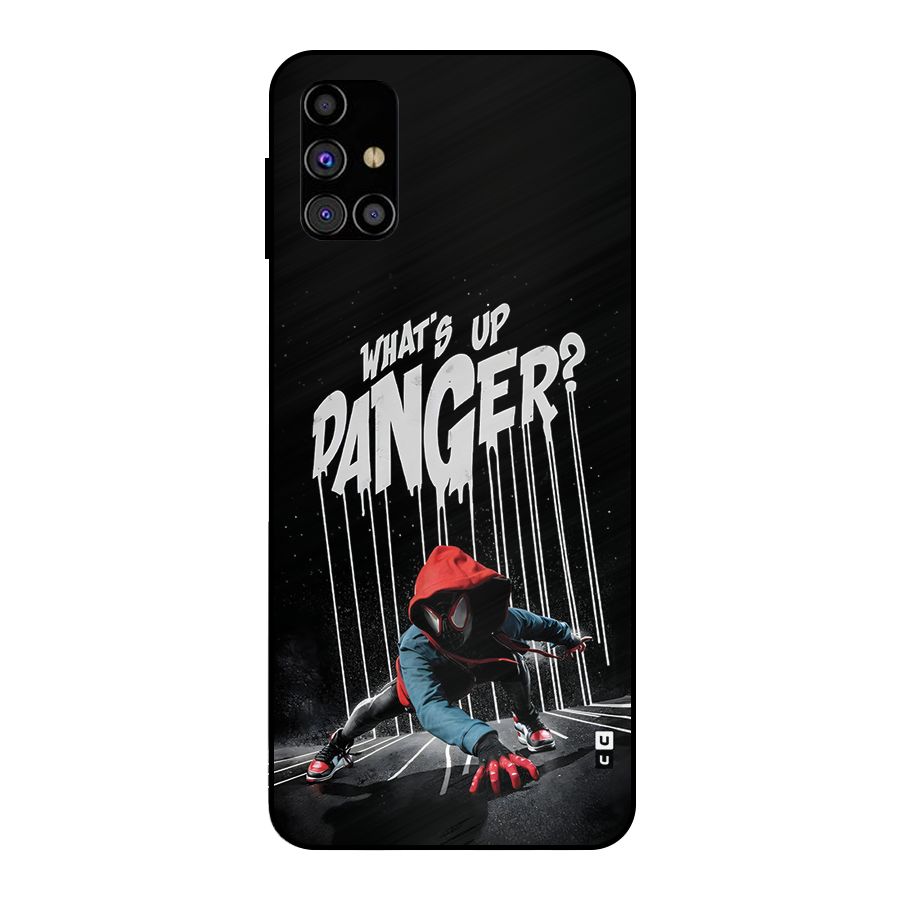 Danger Up Metal Back Case for Galaxy M31s