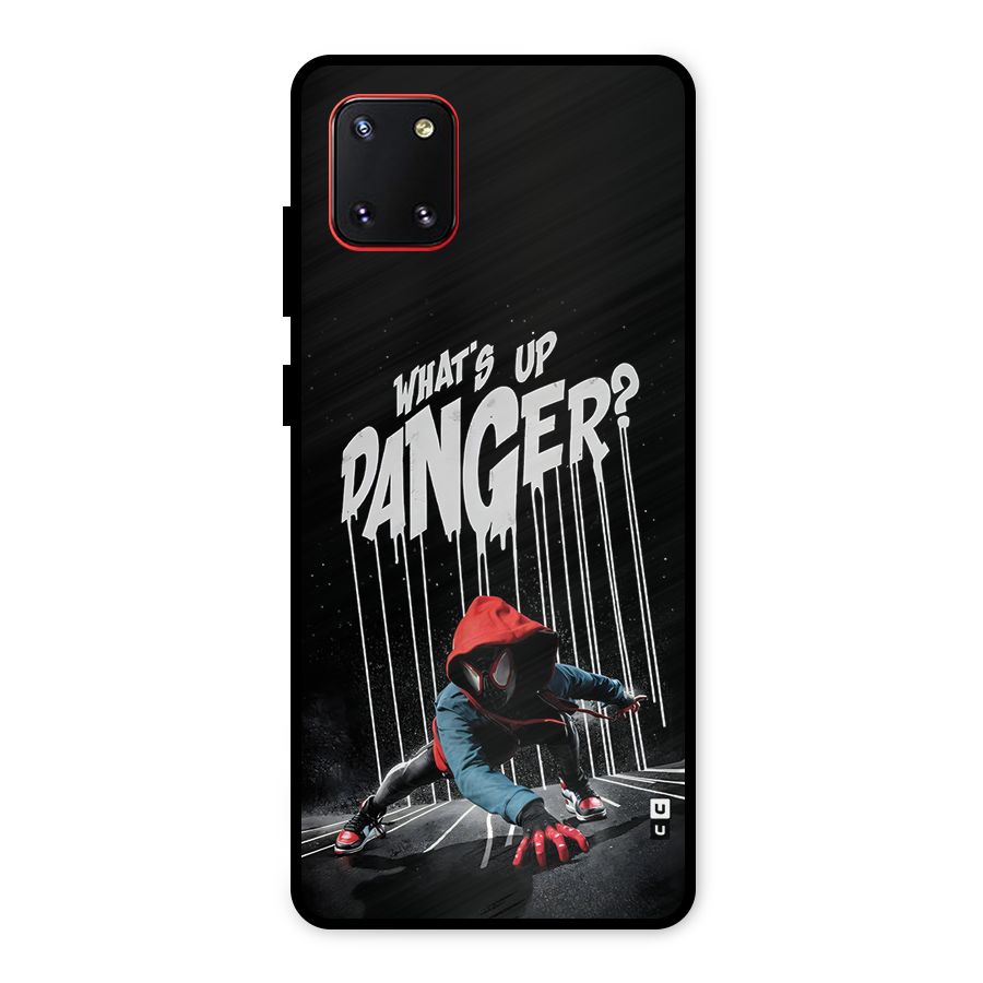 Danger Up Metal Back Case for Galaxy Note 10 Lite