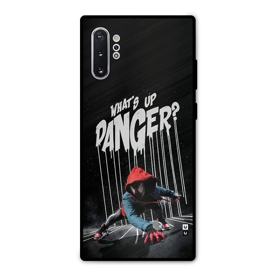 Danger Up Metal Back Case for Galaxy Note 10 Plus