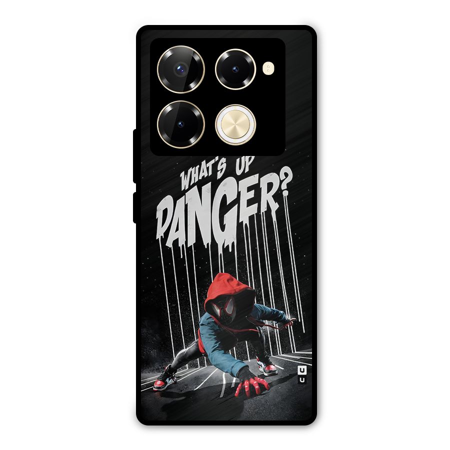 Danger Up Metal Back Case for Infinix Note 40 Pro Plus