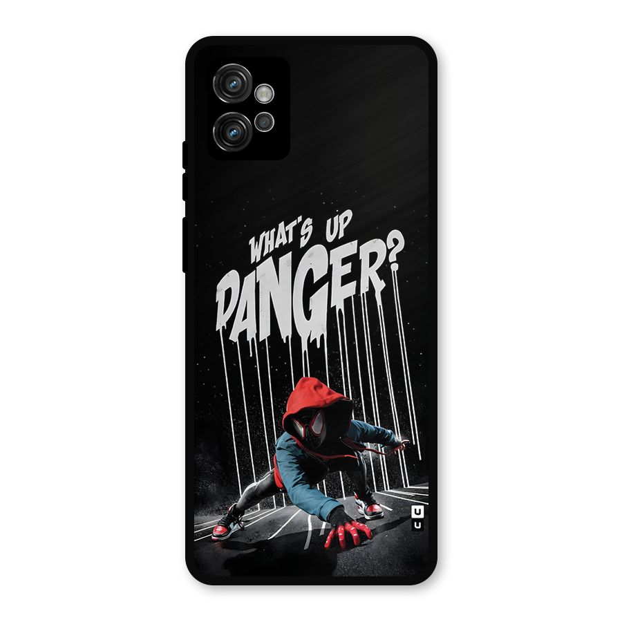 Danger Up Metal Back Case for Moto G32