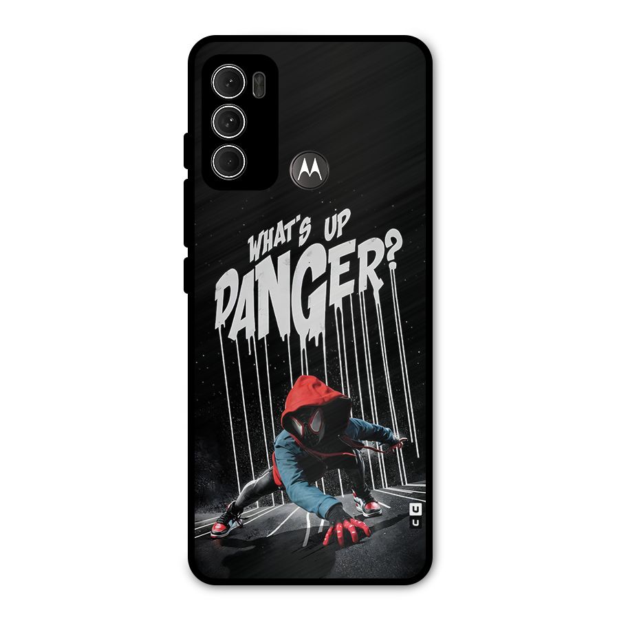 Danger Up Metal Back Case for Moto G60