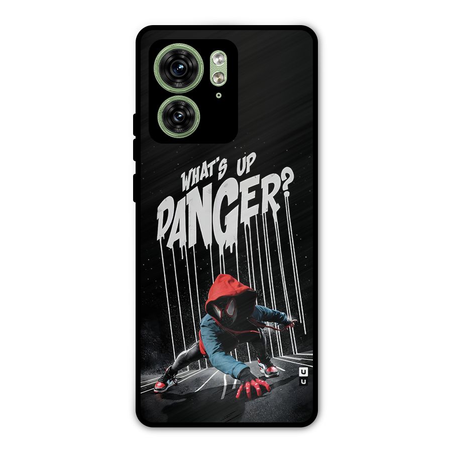 Danger Up Metal Back Case for Motorola Edge 40 5G