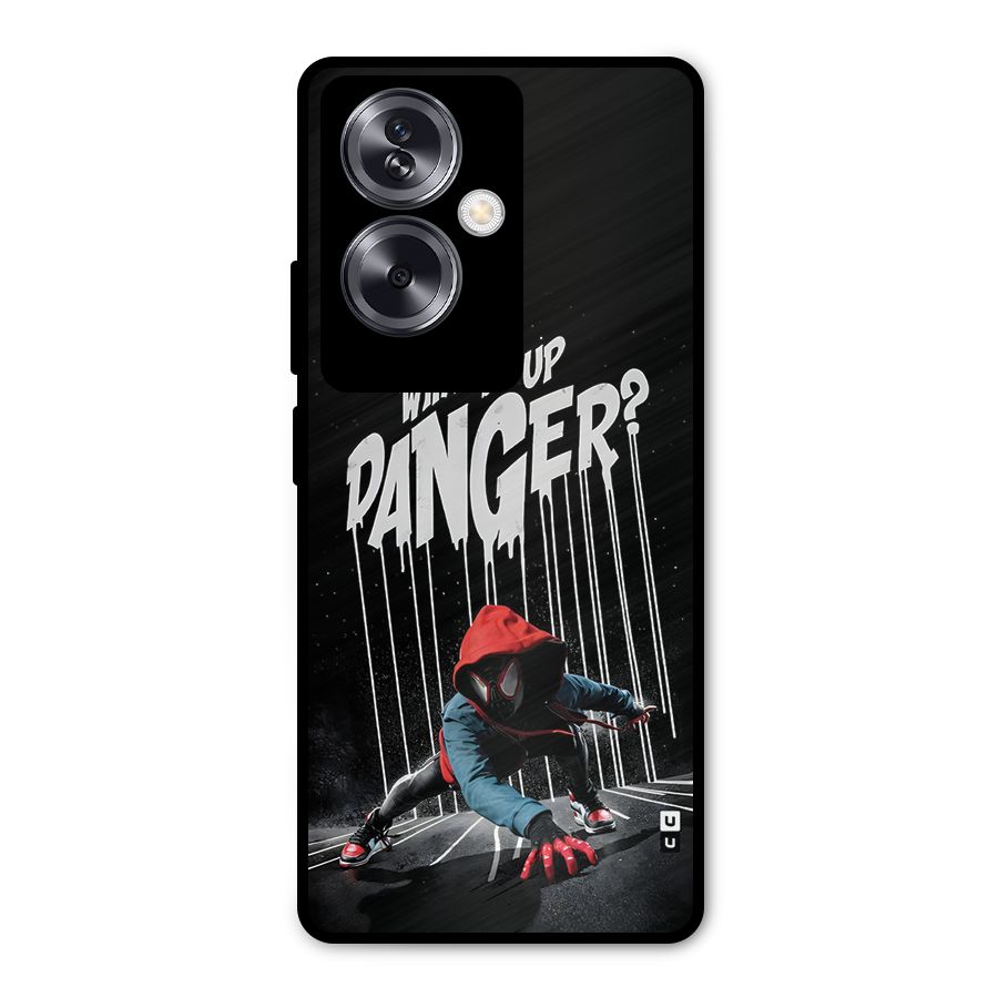 Danger Up Metal Back Case for Oppo A79 5G