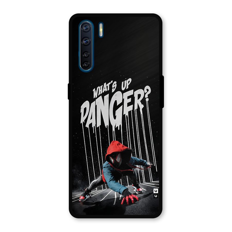Danger Up Metal Back Case for Oppo F15