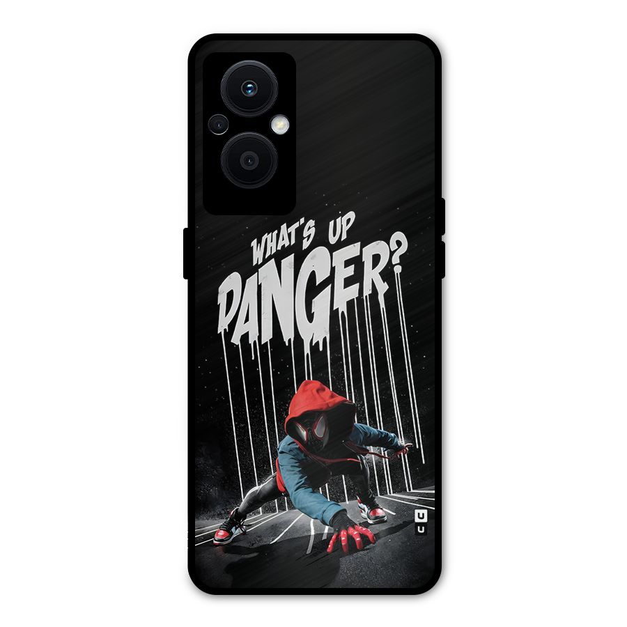 Danger Up Metal Back Case for Oppo F21 Pro 5G