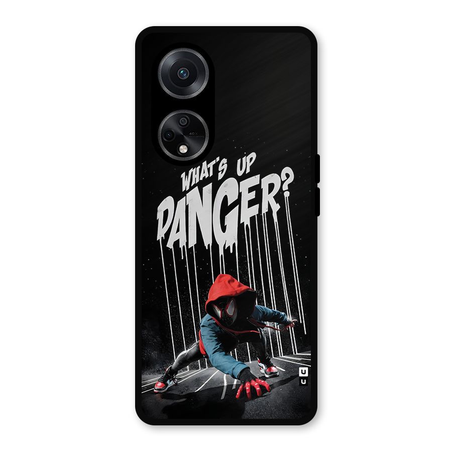 Danger Up Metal Back Case for Oppo F23