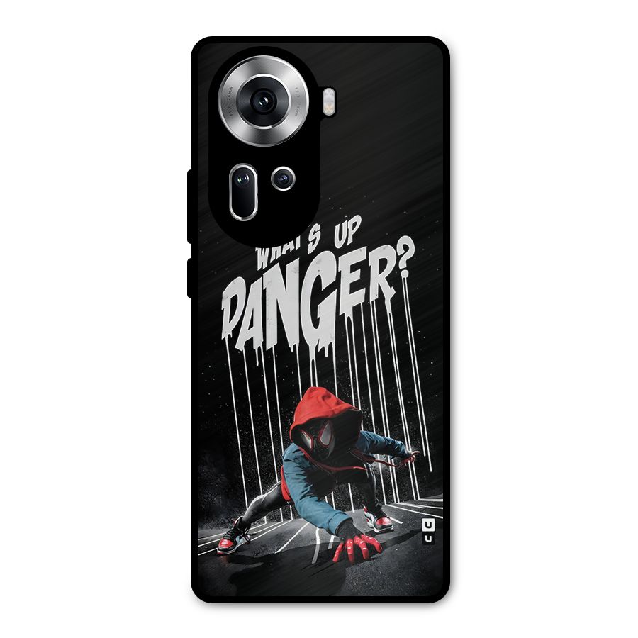 Danger Up Metal Back Case for Oppo Reno11 5G