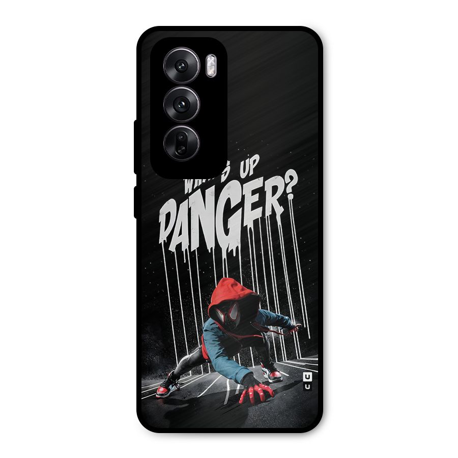 Danger Up Metal Back Case for Oppo Reno12