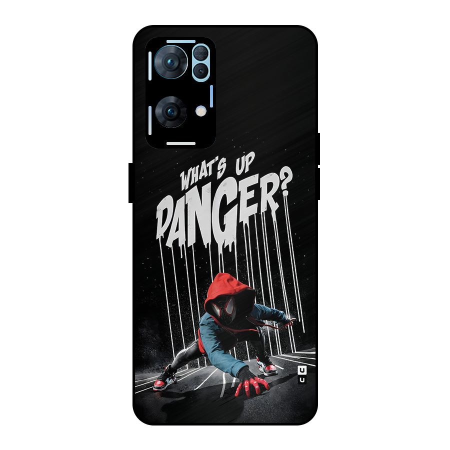 Danger Up Metal Back Case for Oppo Reno7 Pro 5G