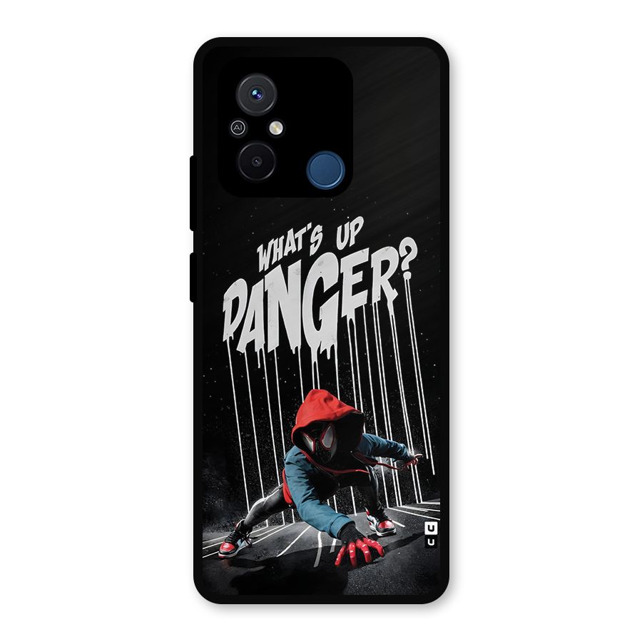 Danger Up Metal Back Case for Poco C55