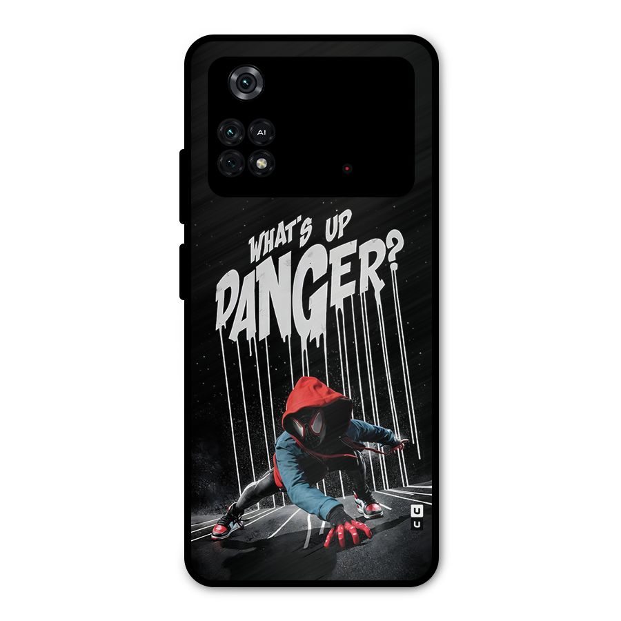 Danger Up Metal Back Case for Poco M4 Pro 4G