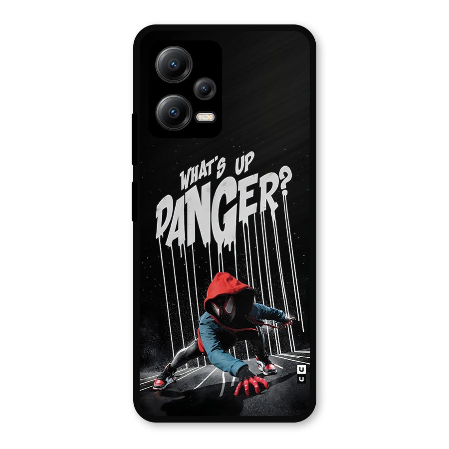 Danger Up Metal Back Case for Poco X5