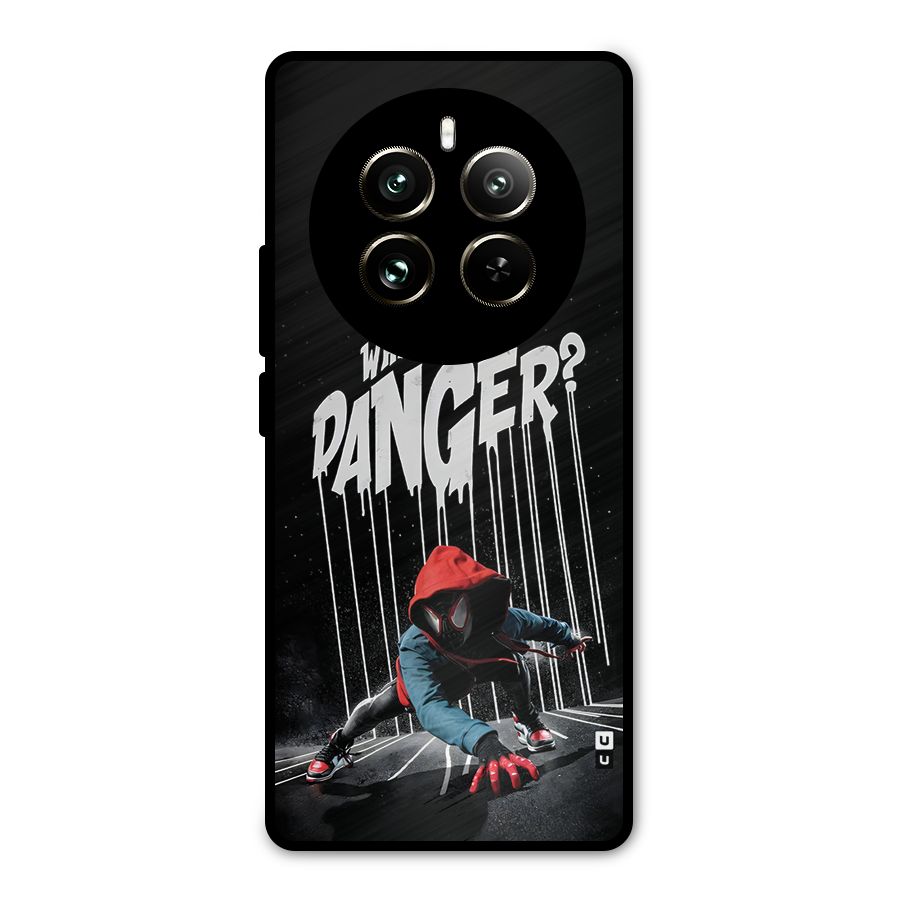 Danger Up Metal Back Case for Realme 12 Pro