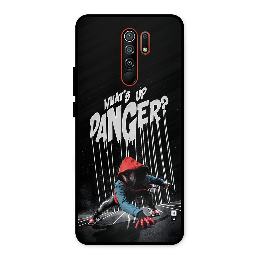 Danger Up Metal Back Case for Redmi 9 Prime