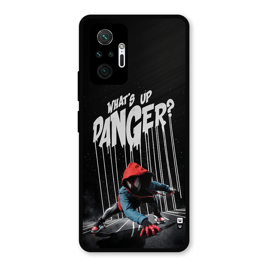 Danger Up Metal Back Case for Redmi Note 10 Pro