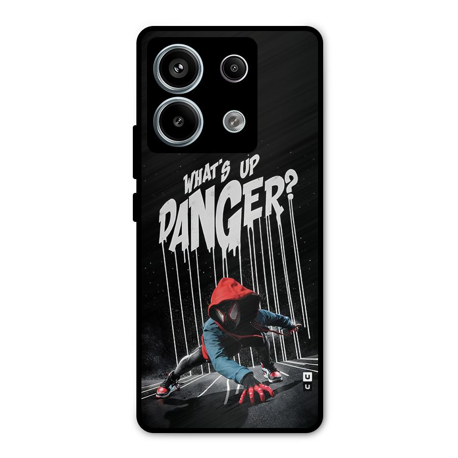 Danger Up Metal Back Case for Redmi Note 13 Pro 5G