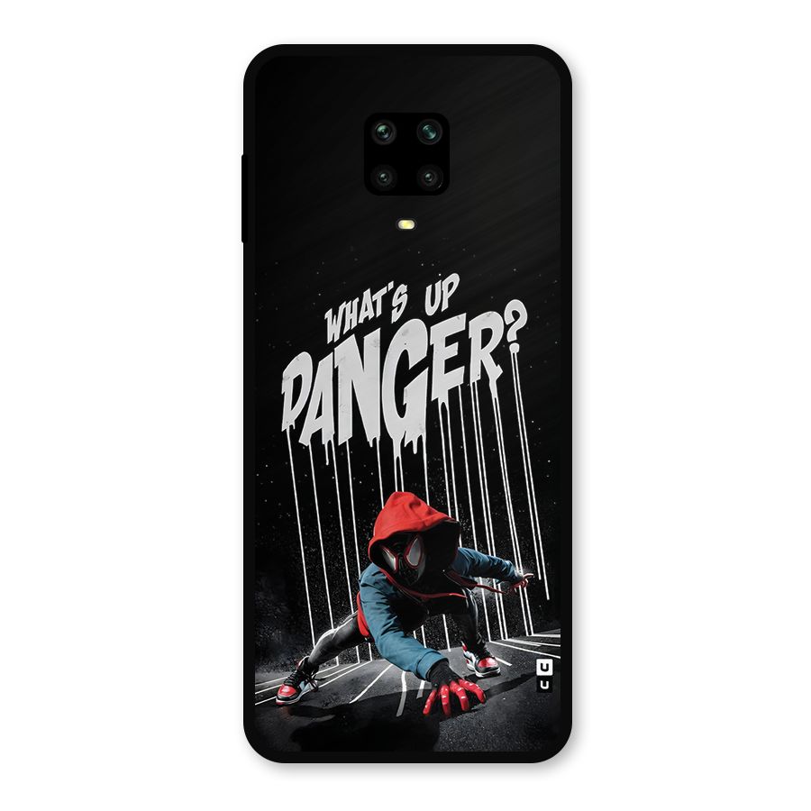 Danger Up Metal Back Case for Redmi Note 9 Pro Max