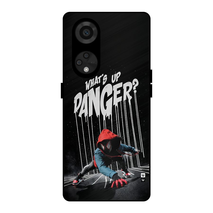 Danger Up Metal Back Case for Reno8 T 5G