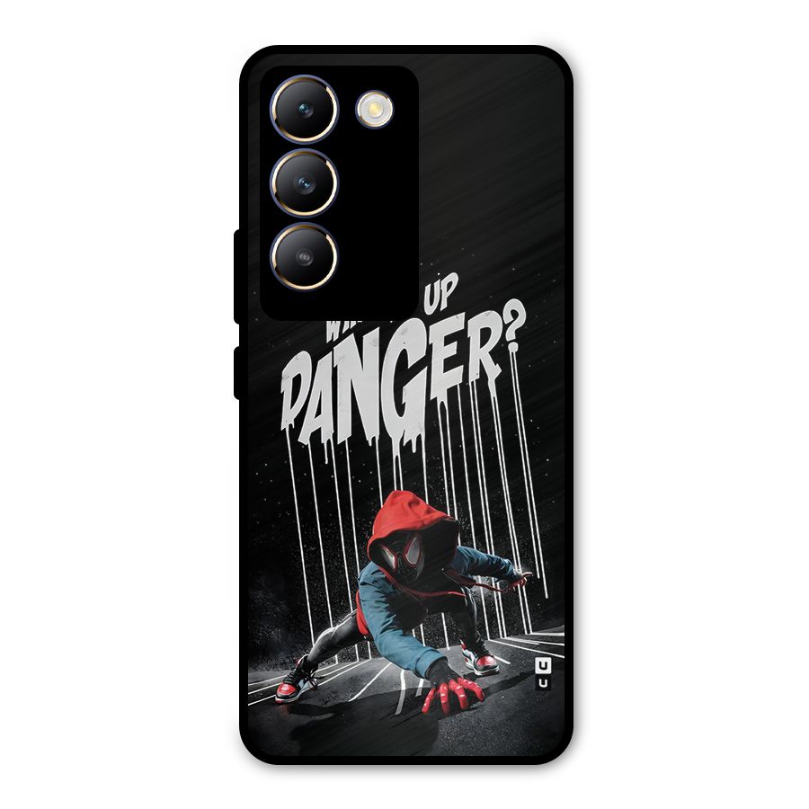Danger Up Metal Back Case for Vivo T3 5G