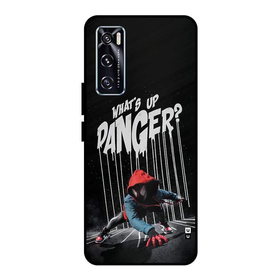 Danger Up Metal Back Case for Vivo V20 SE