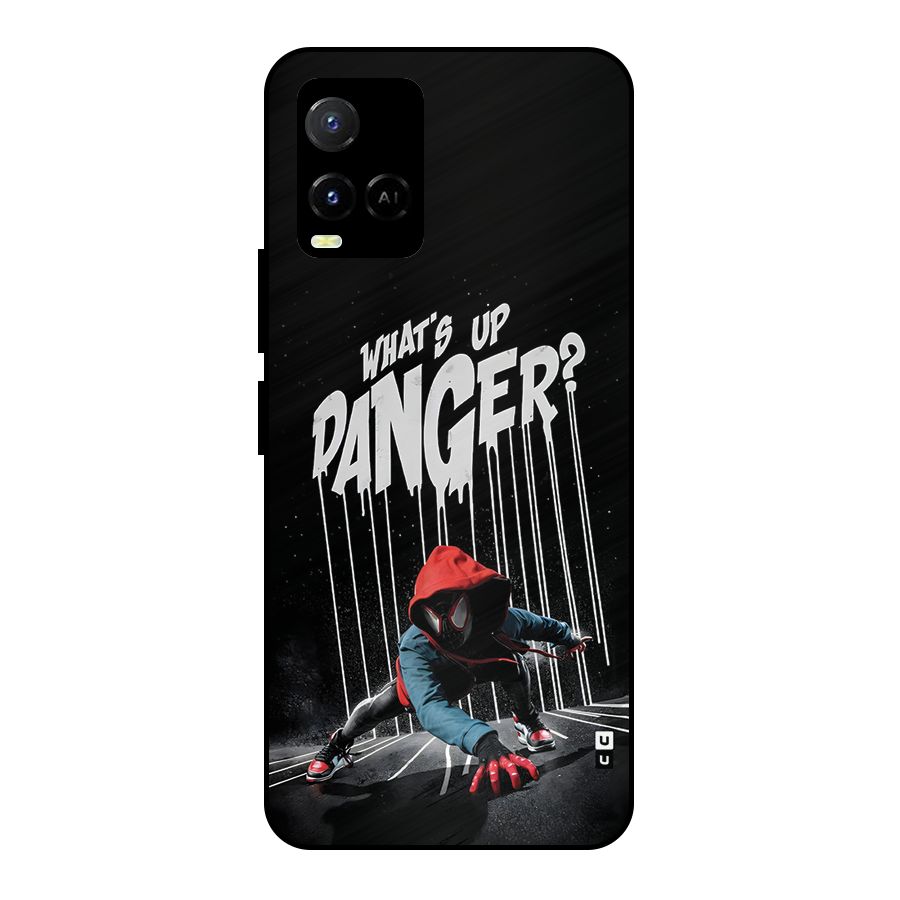 Danger Up Metal Back Case for Vivo Y33s