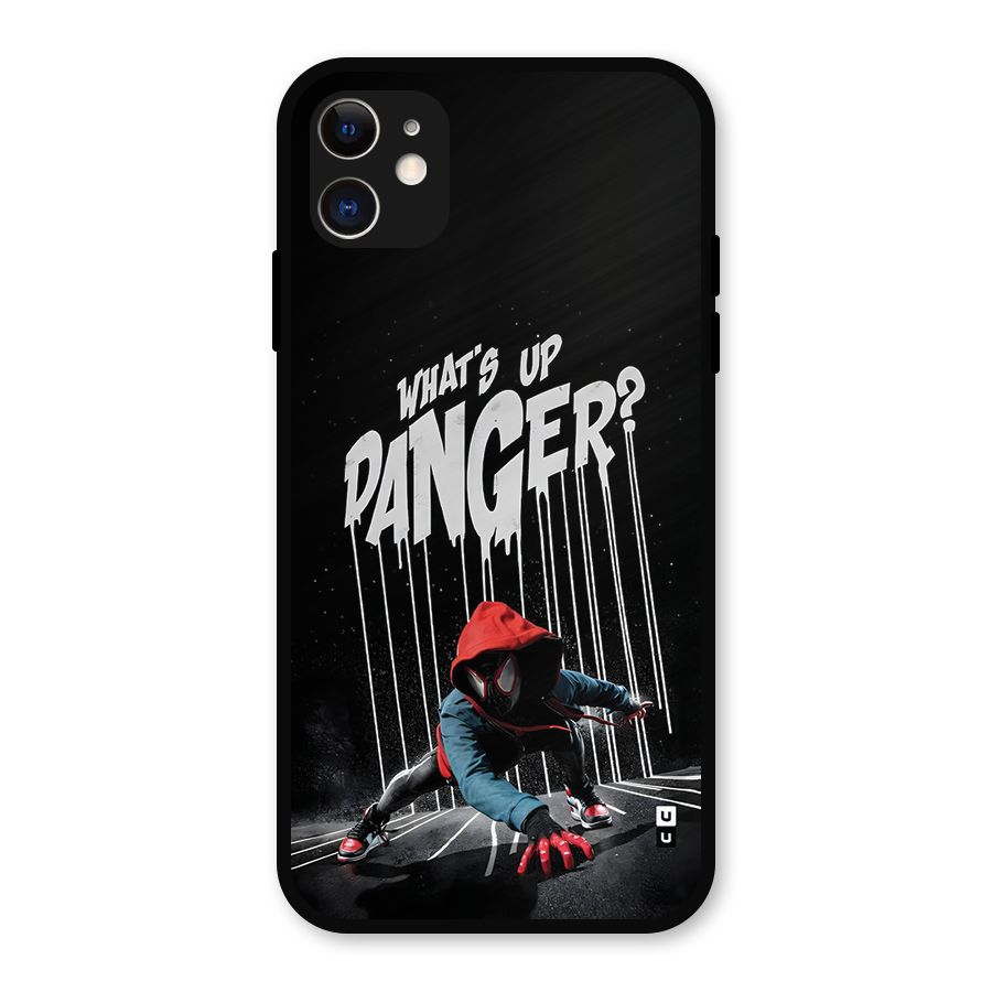 Danger Up Metal Back Case for iPhone 11