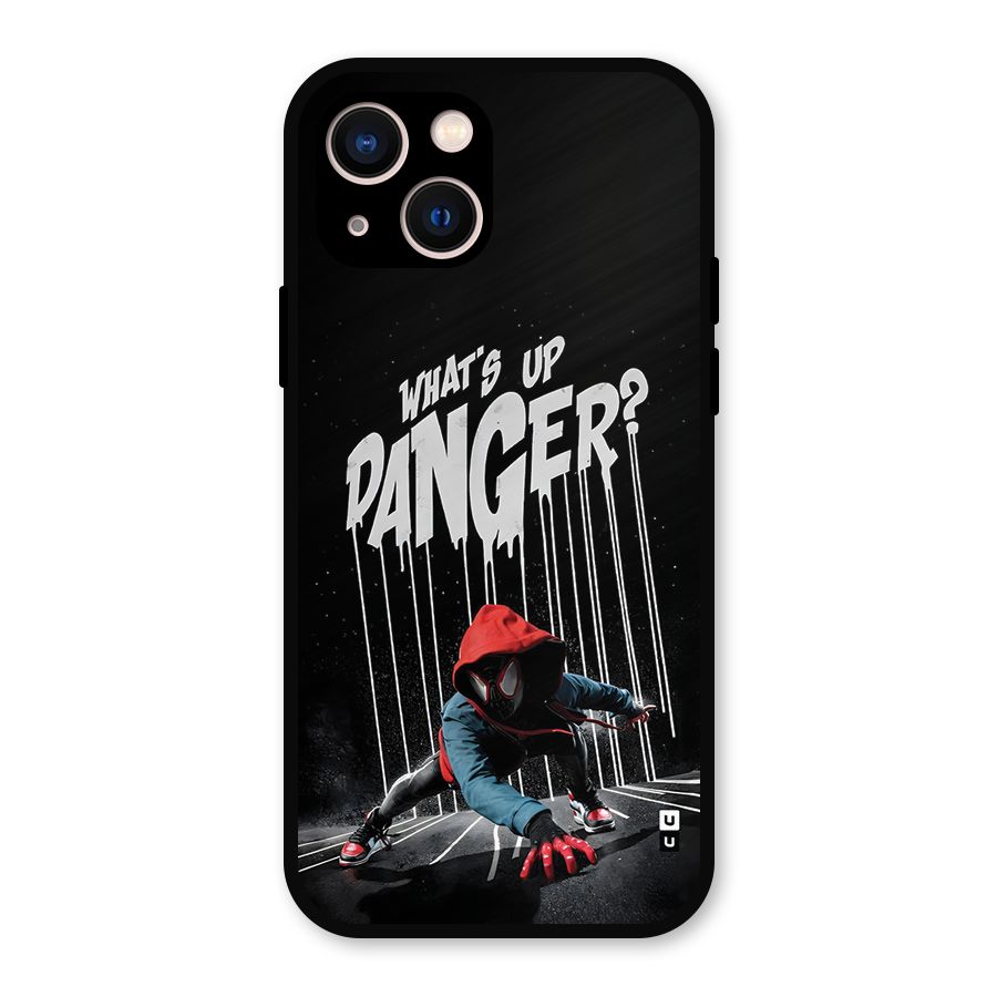 Danger Up Metal Back Case for iPhone 13