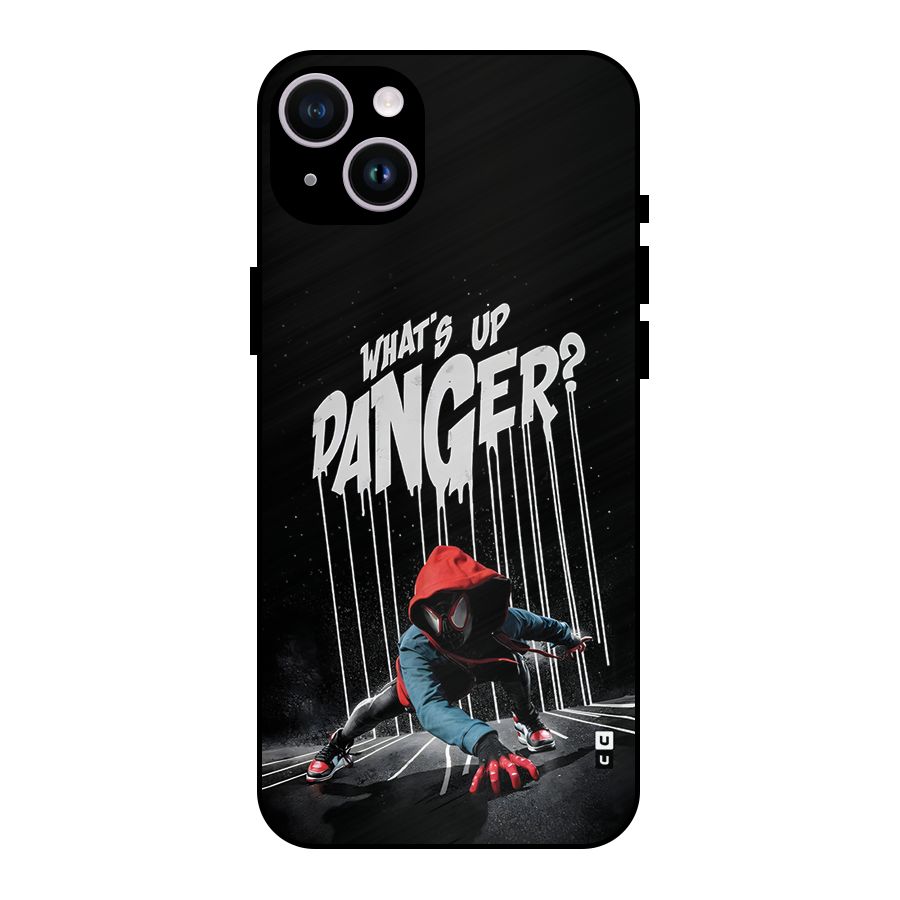 Danger Up Metal Back Case for iPhone 14 Plus