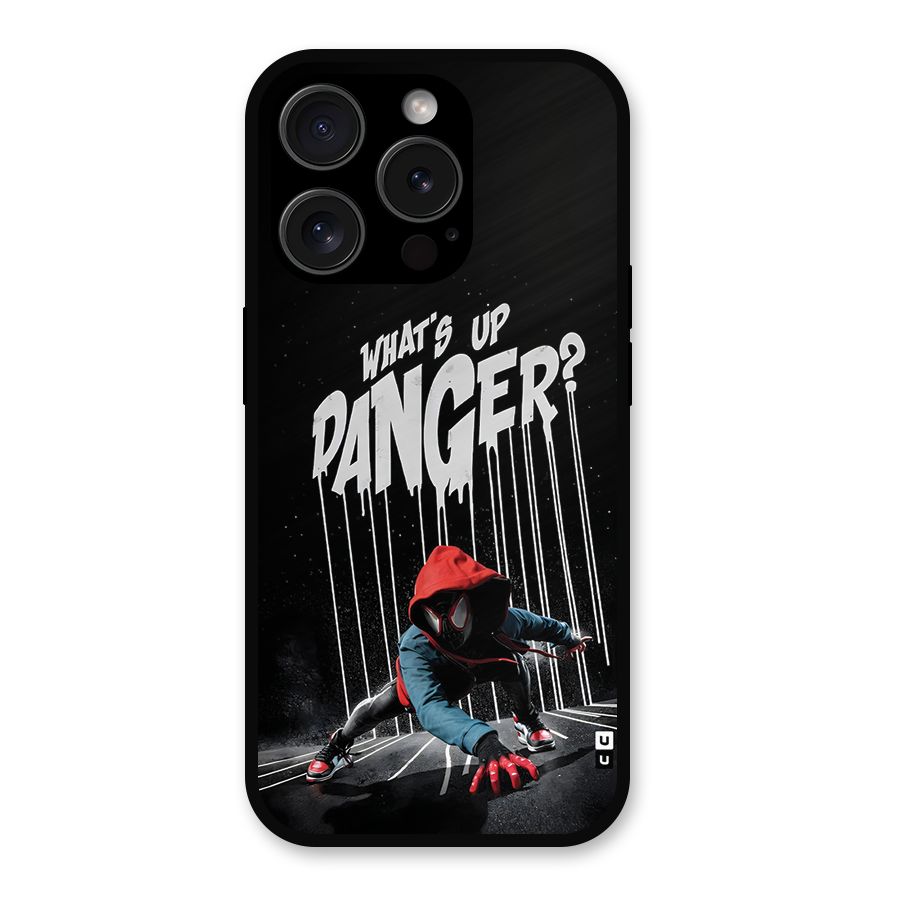 Danger Up Metal Back Case for iPhone 15 Pro