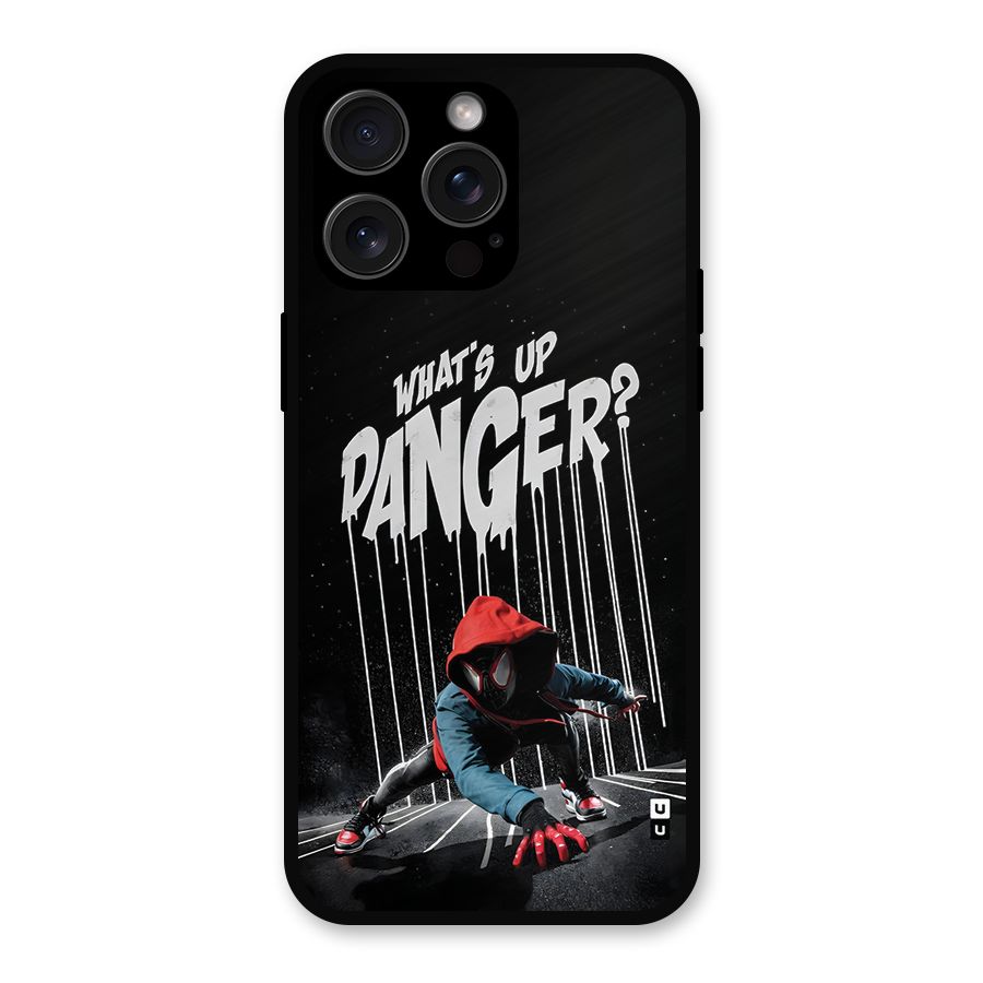 Danger Up Metal Back Case for iPhone 15 Pro Max