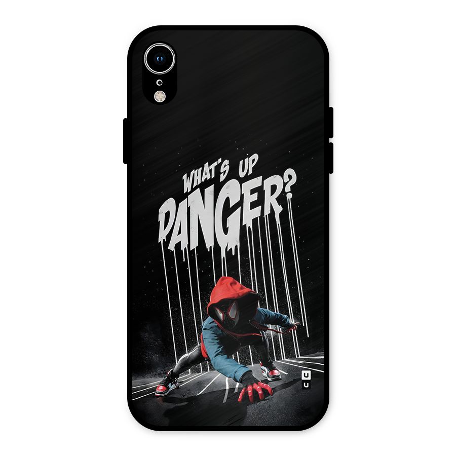 Danger Up Metal Back Case for iPhone XR