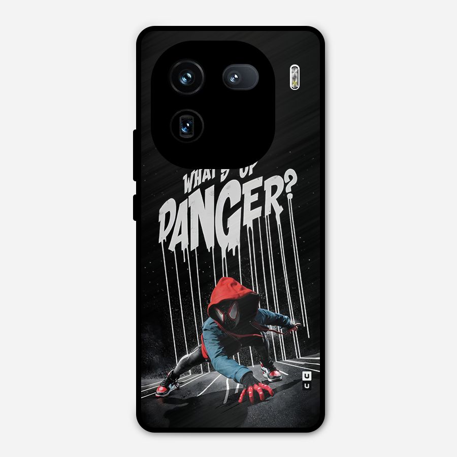 Danger Up Metal Back Case for iQOO 12