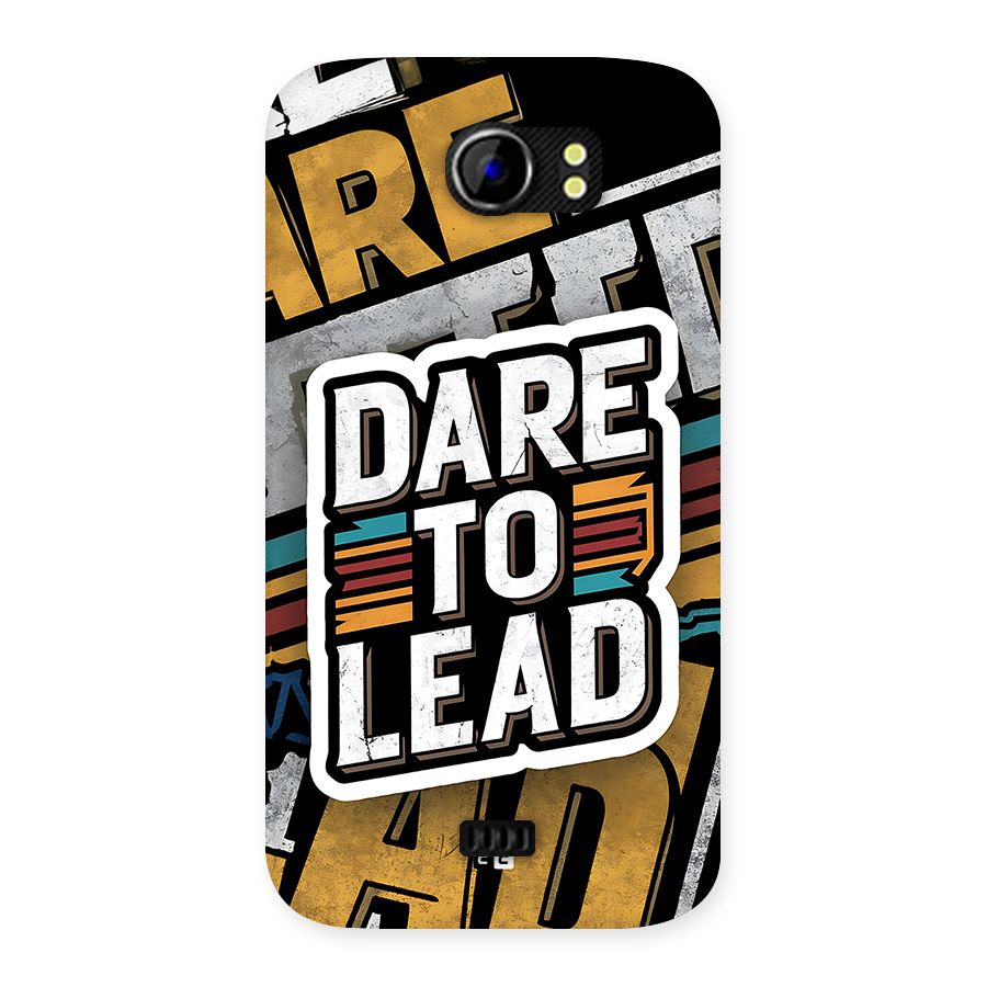 Dare To Lead Back Case for Canvas 2 A110