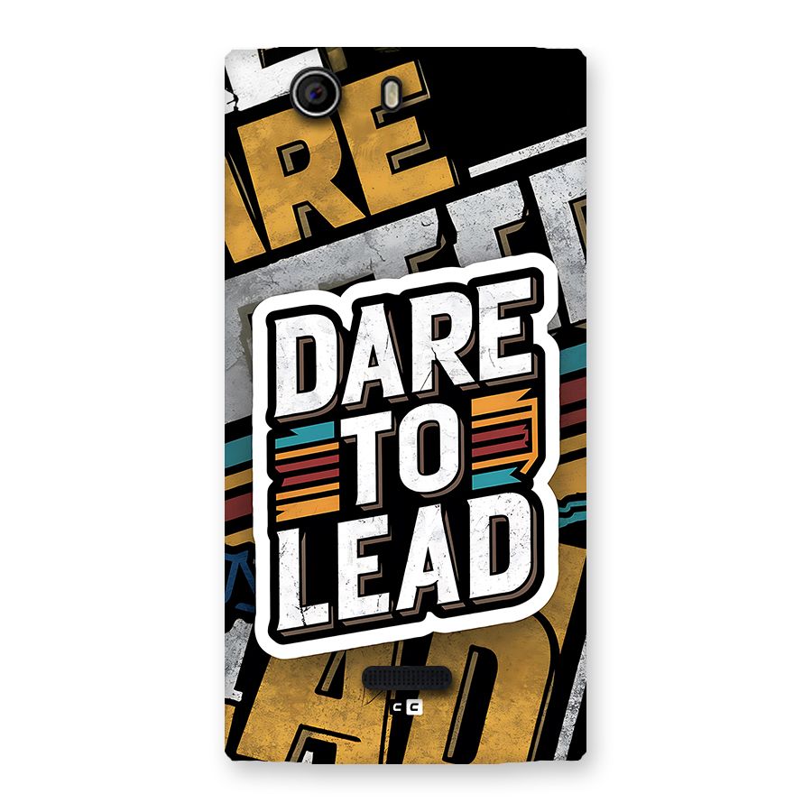 Dare To Lead Back Case for Canvas Nitro 2 E311