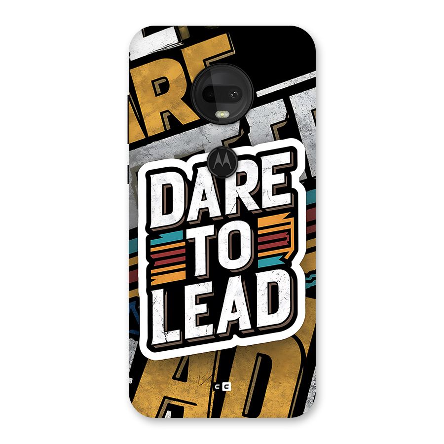 Dare To Lead Back Case for Moto G7