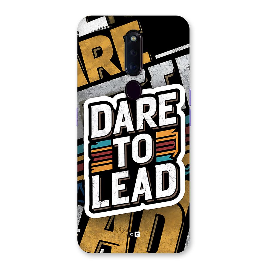 Dare To Lead Back Case for Oppo F11 Pro